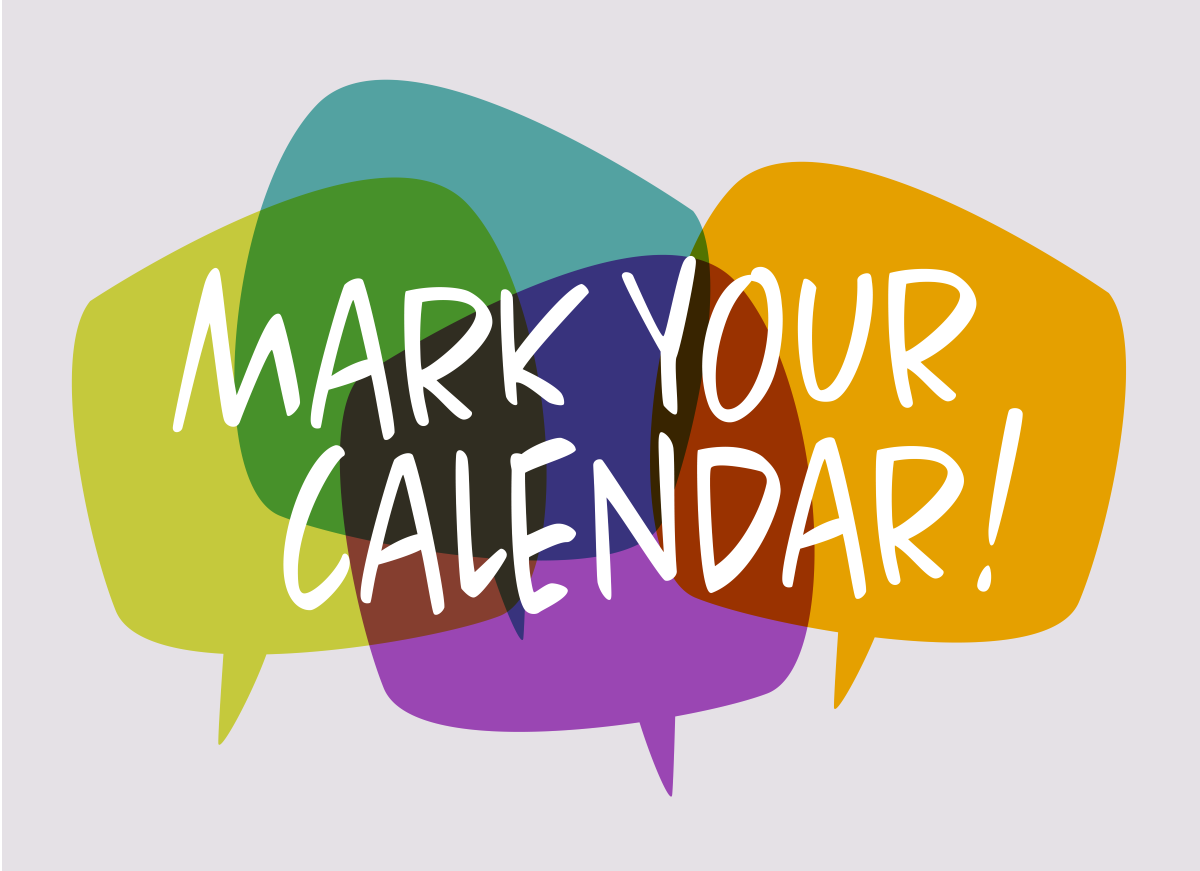 Mark your calendar!